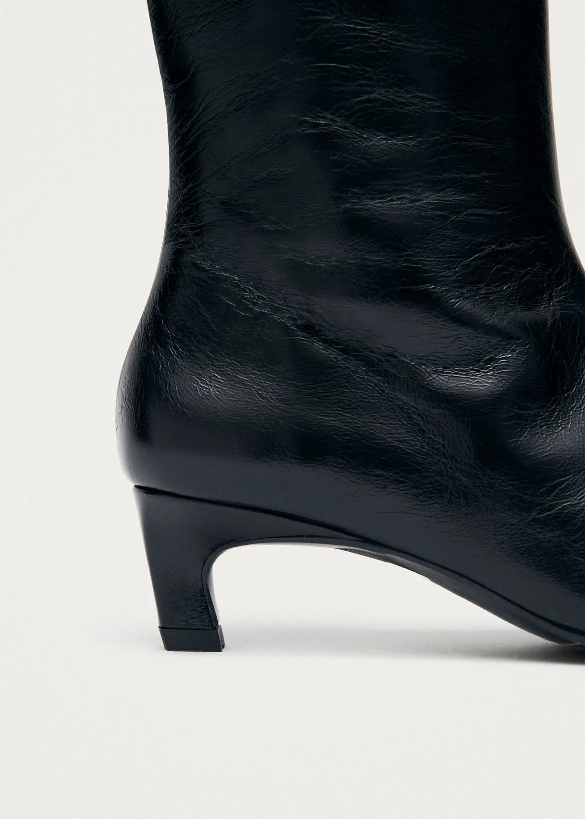 Ambar Rift Black Leather Ankle Boots - Image 7