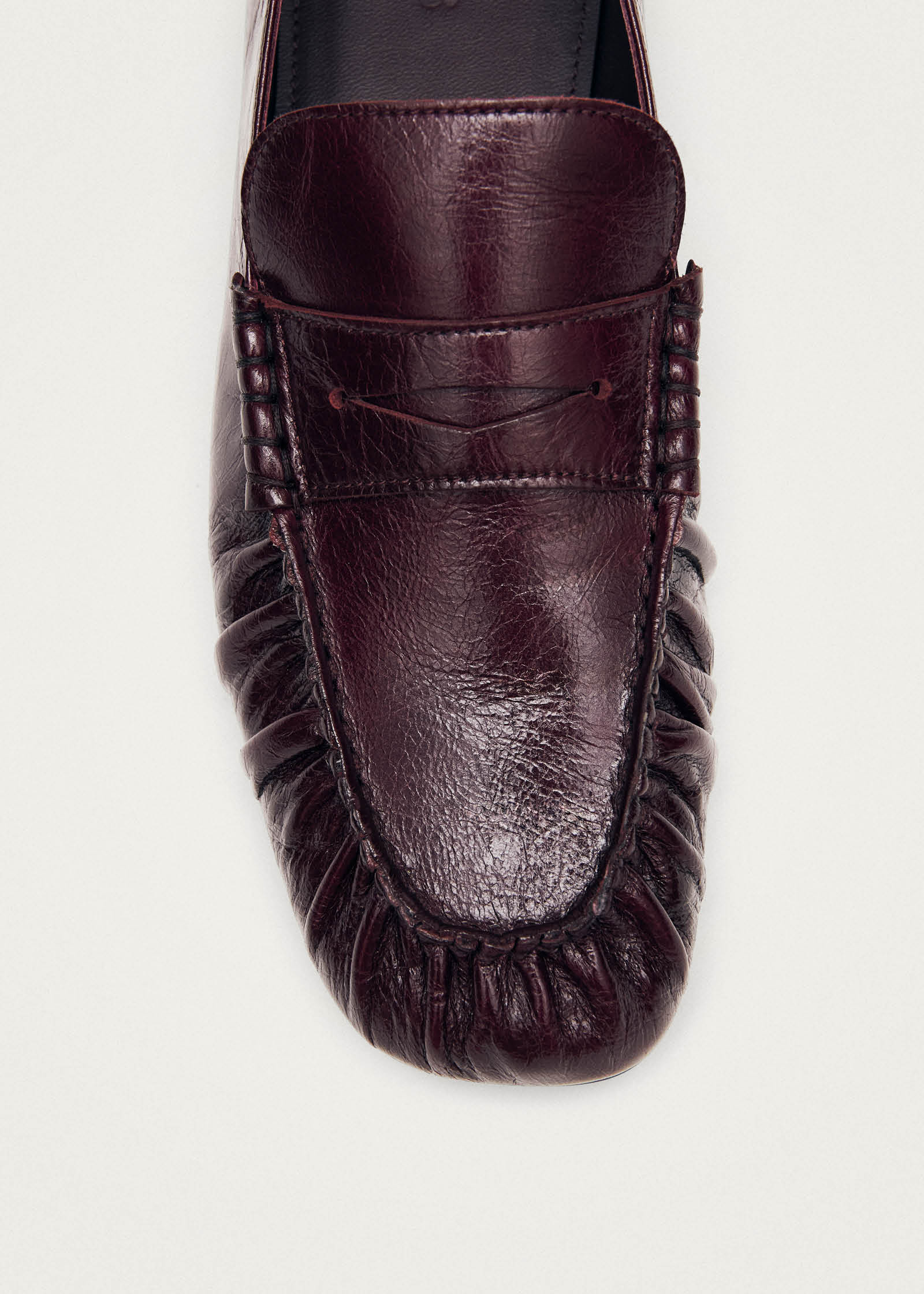 Aven Rift Burgundy Leather Loafers - Image 6