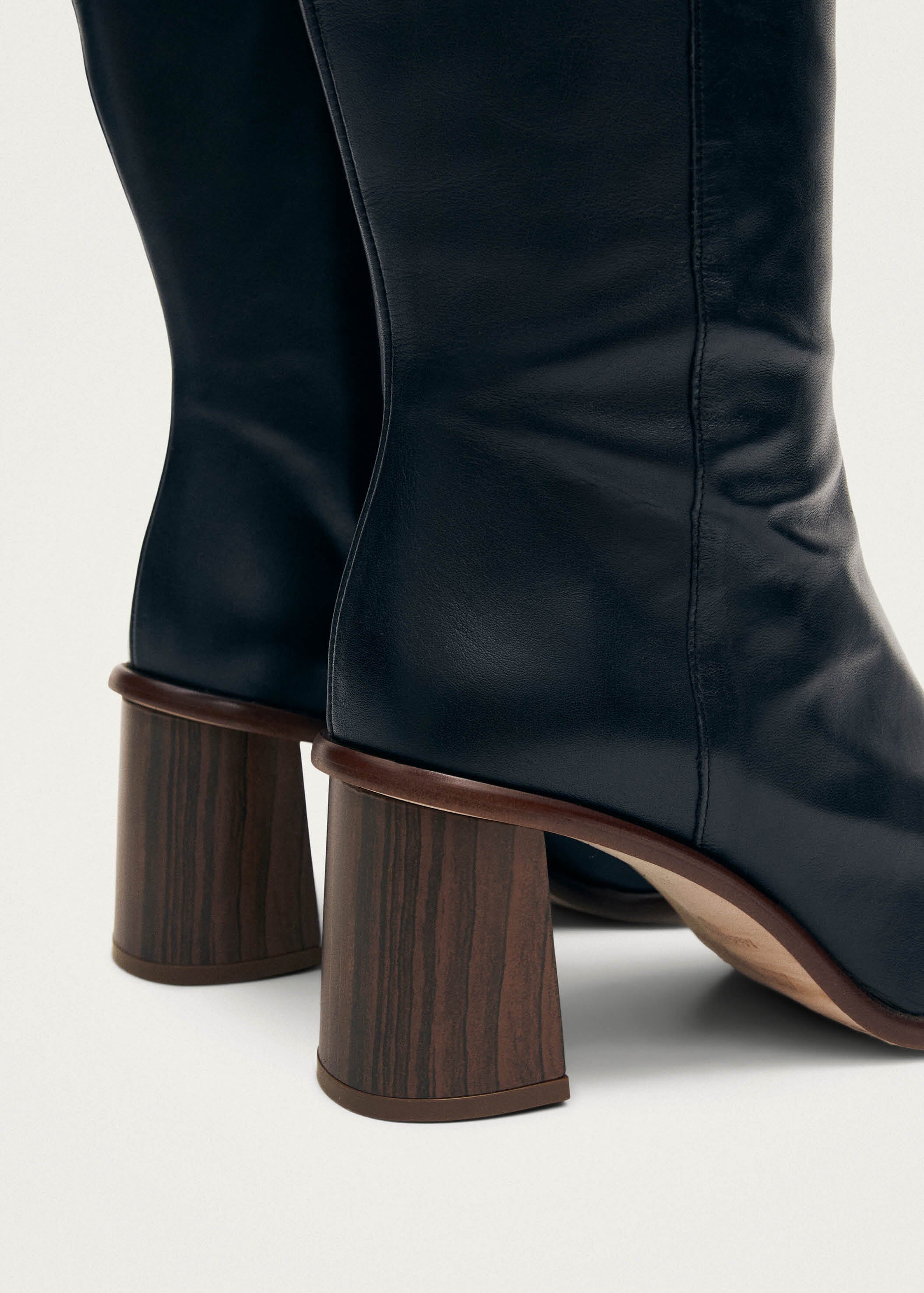 East Black Leather Boots - Image 5