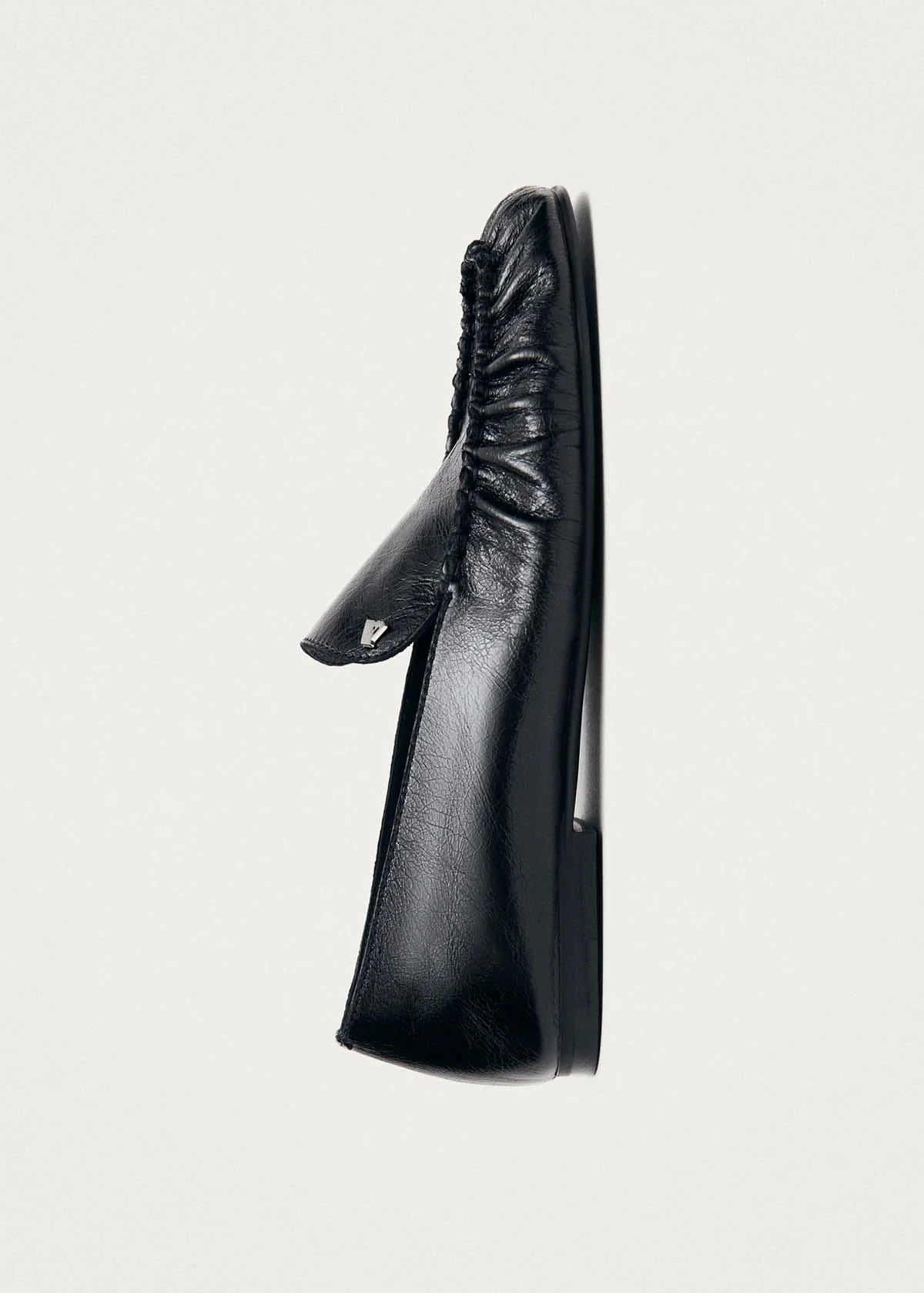 Gabe Rift Black Leather Loafers - Image 4