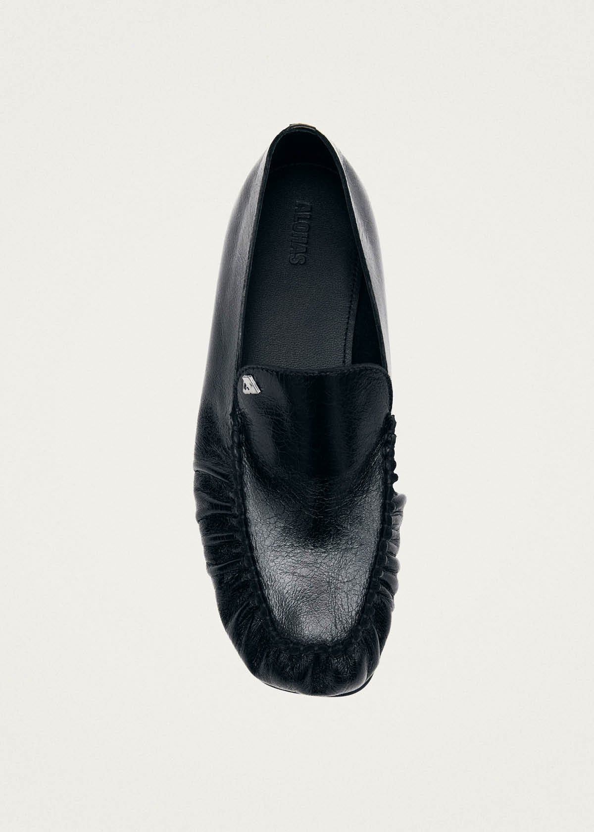 Gabe Rift Black Leather Loafers - Image 5