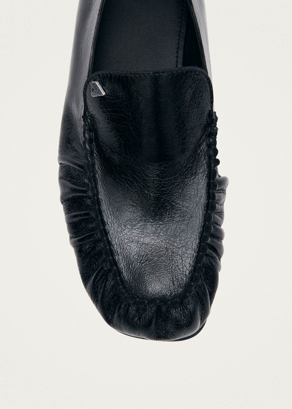 Gabe Rift Black Leather Loafers - Image 6