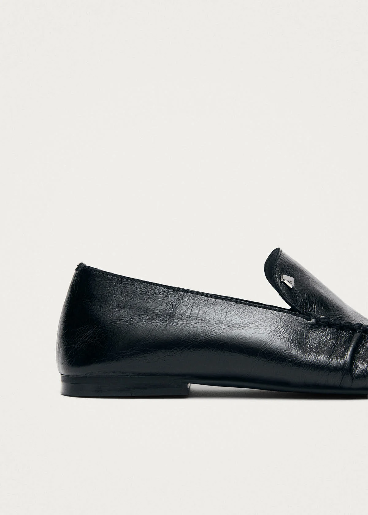 Gabe Rift Black Leather Loafers - Image 7