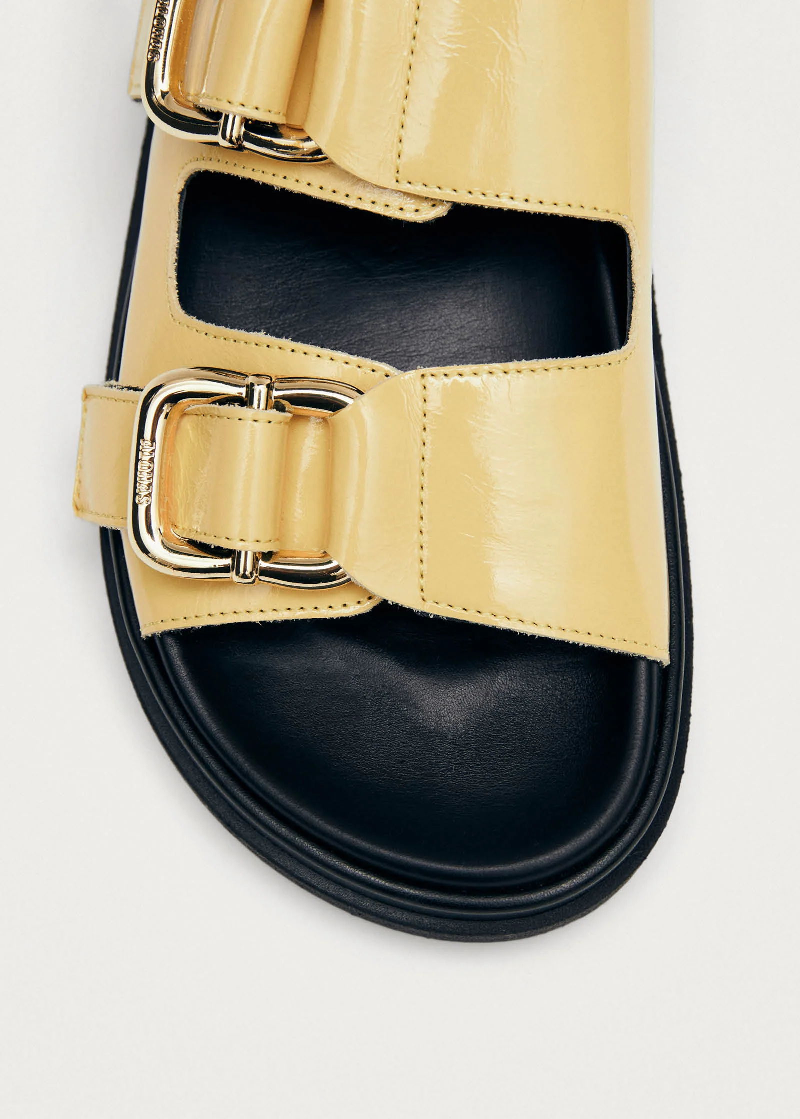 Harper Vanilla Patent Leather Sandals - Image 8