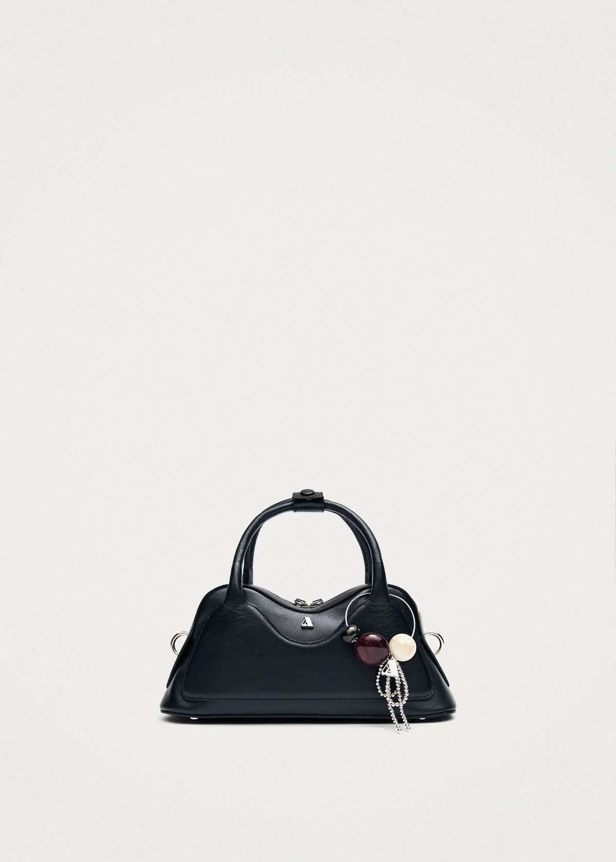 Hilma Mini Black Leather Bag - Image 4