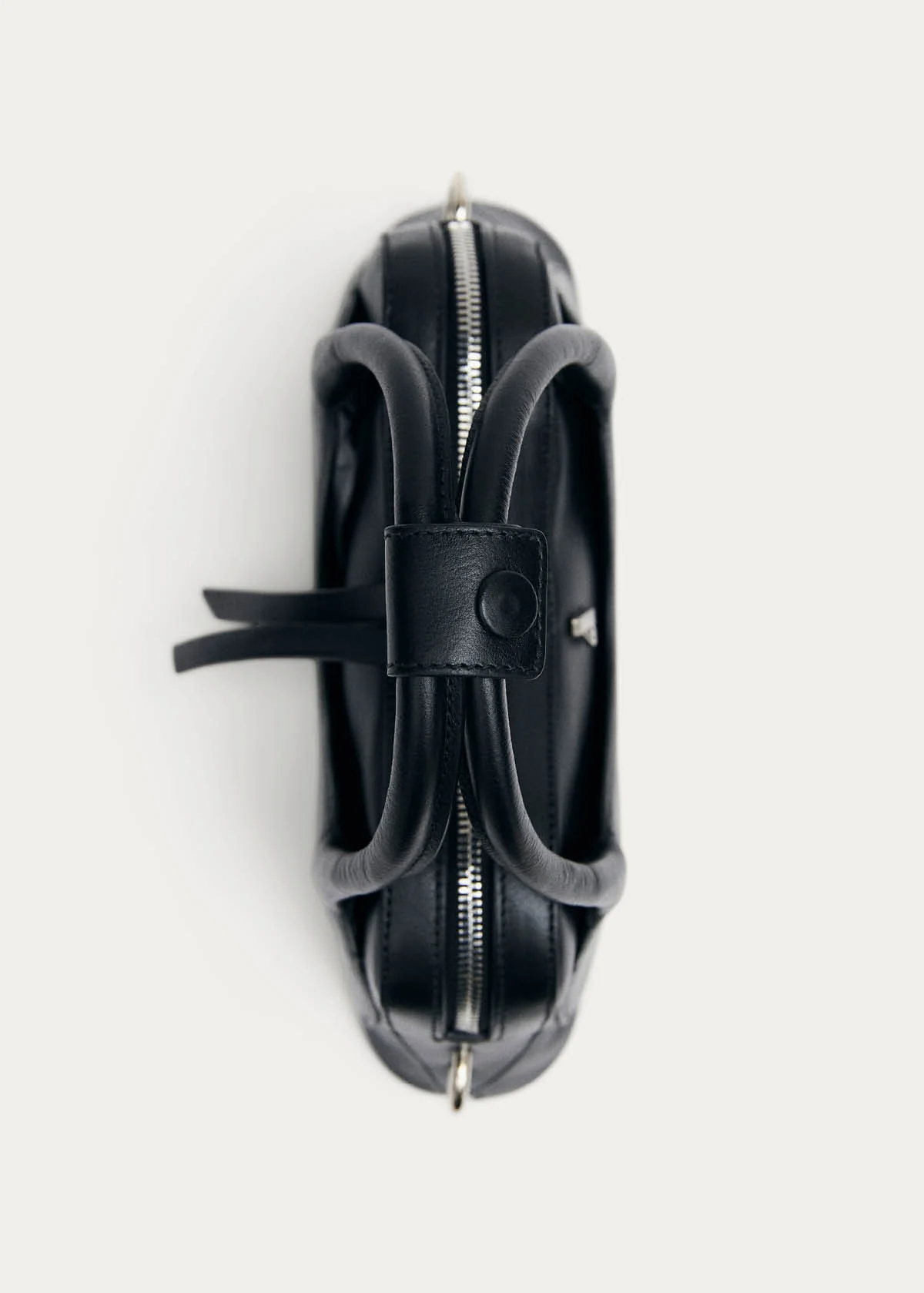 Hilma Mini Black Leather Bag - Image 7