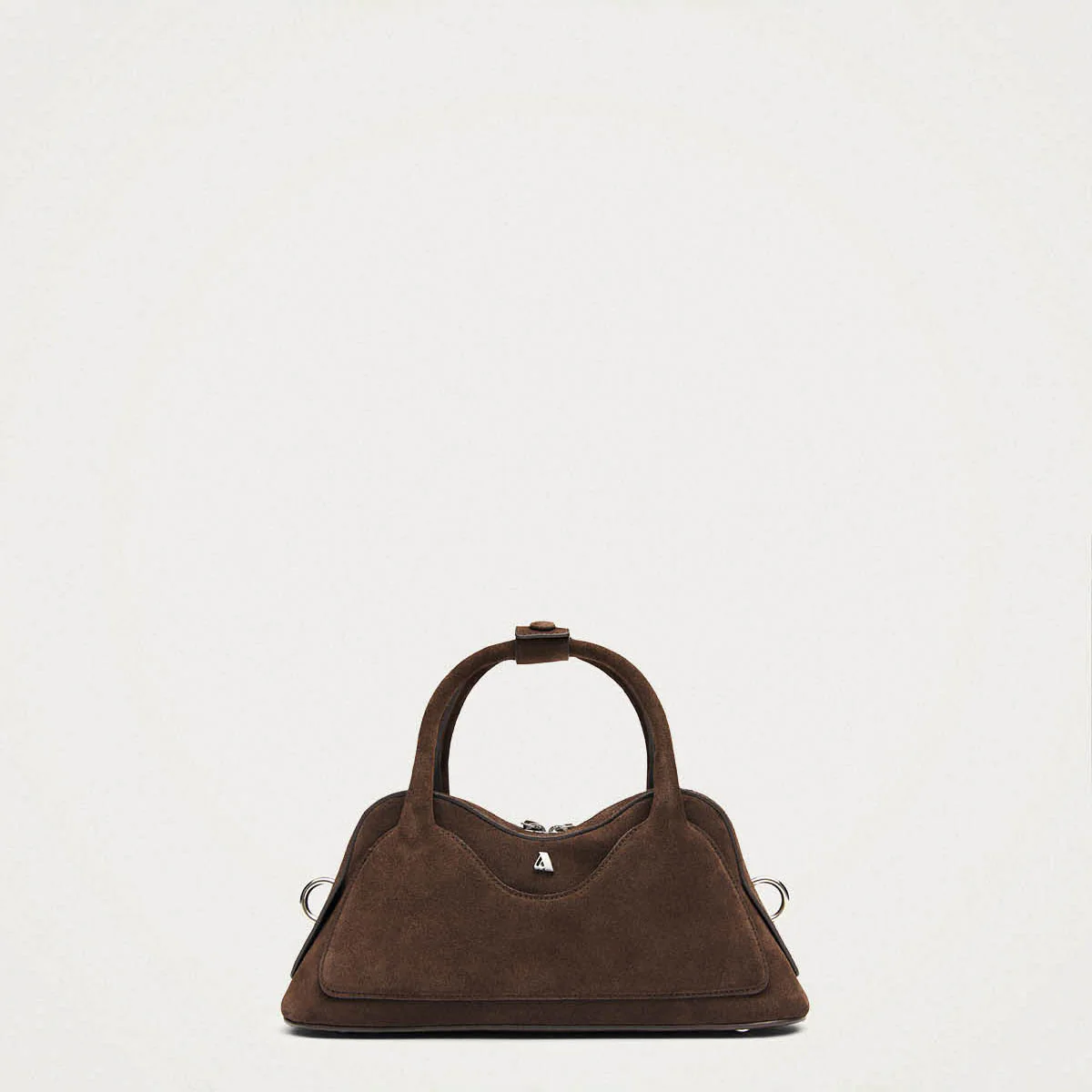 Hilma Mini Suede Brown Leather Bag - Image 3