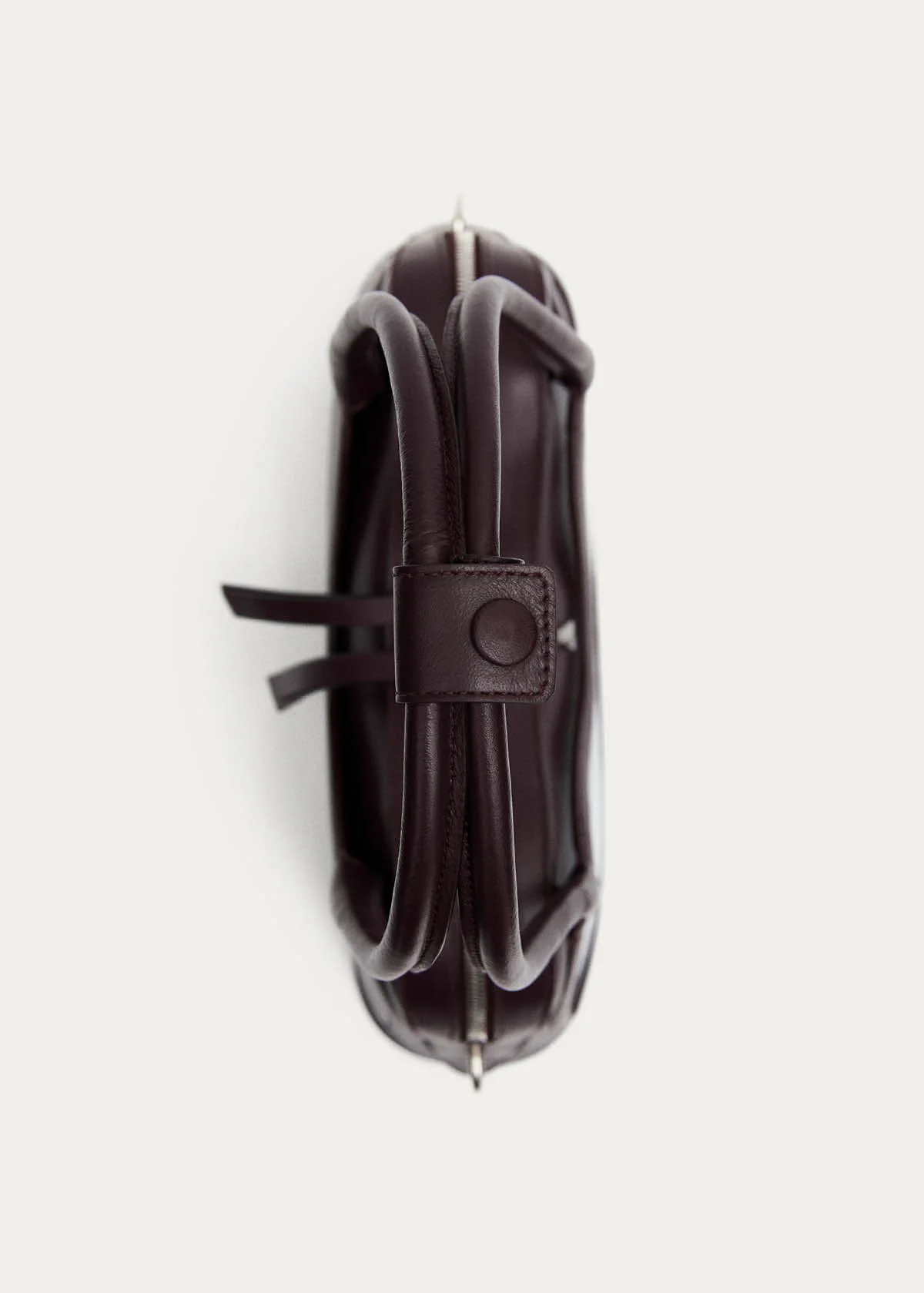 Hilma Vinyl Burgundy Leather Bag - Image 7