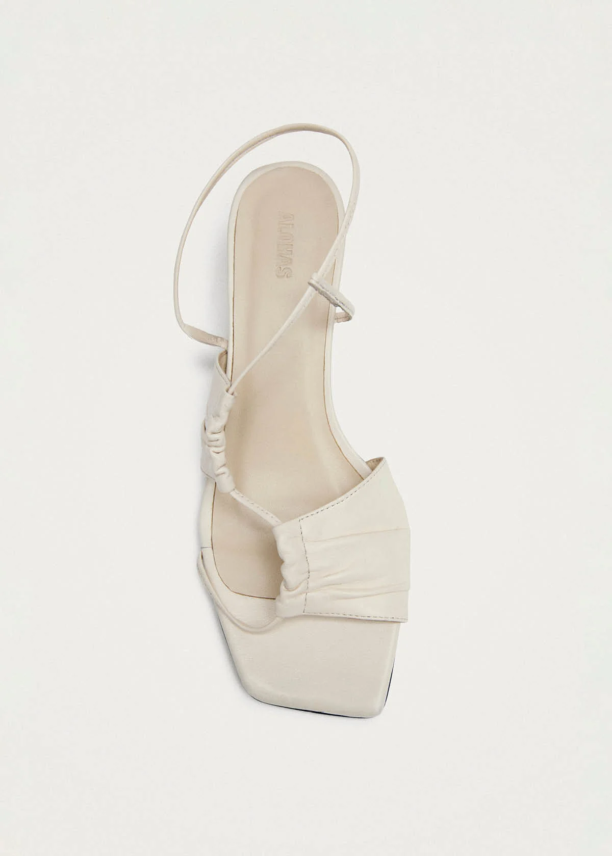 Juniper Cream Leather Sandals - Image 5