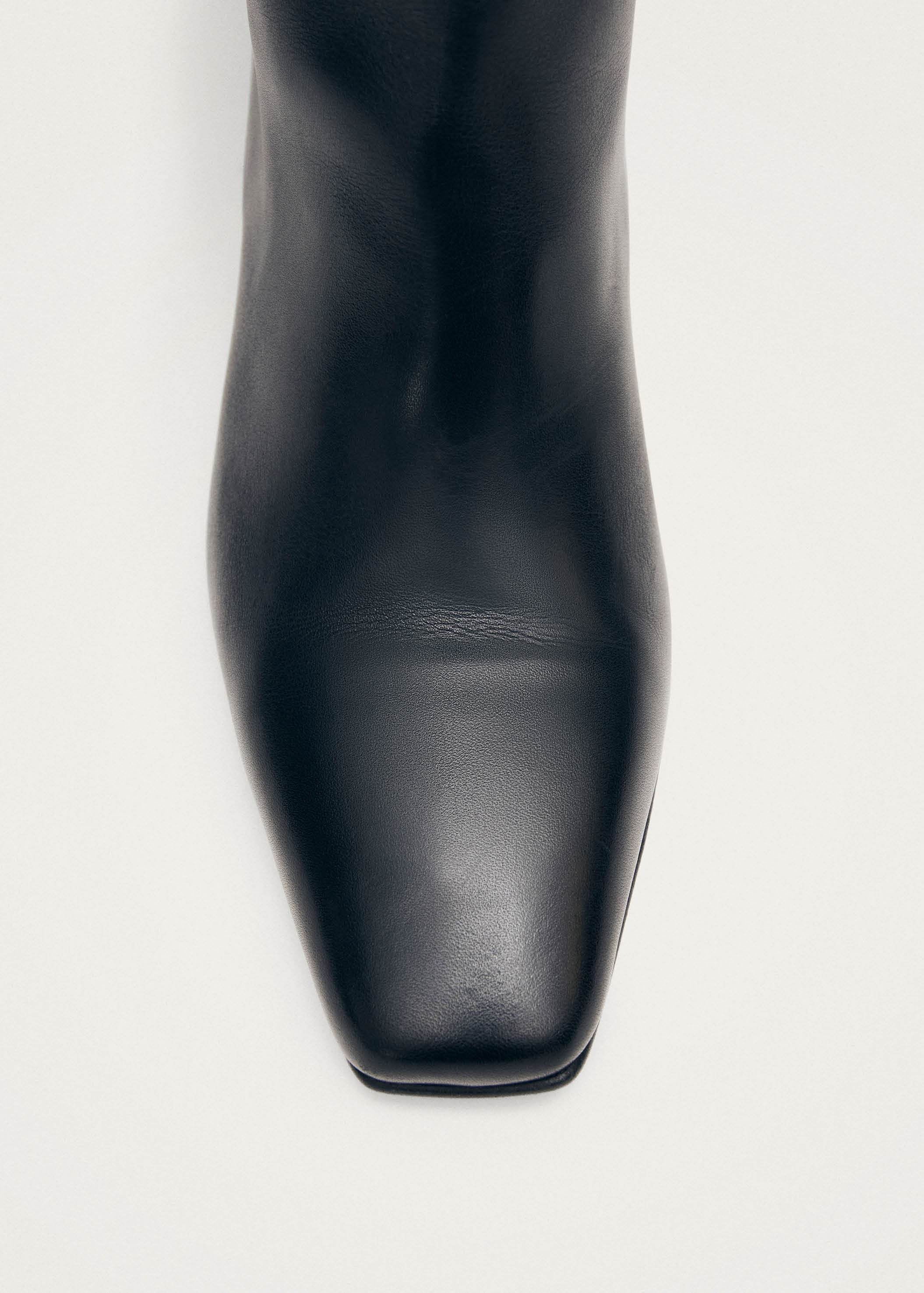Kalila Black Leather Boots - Image 6