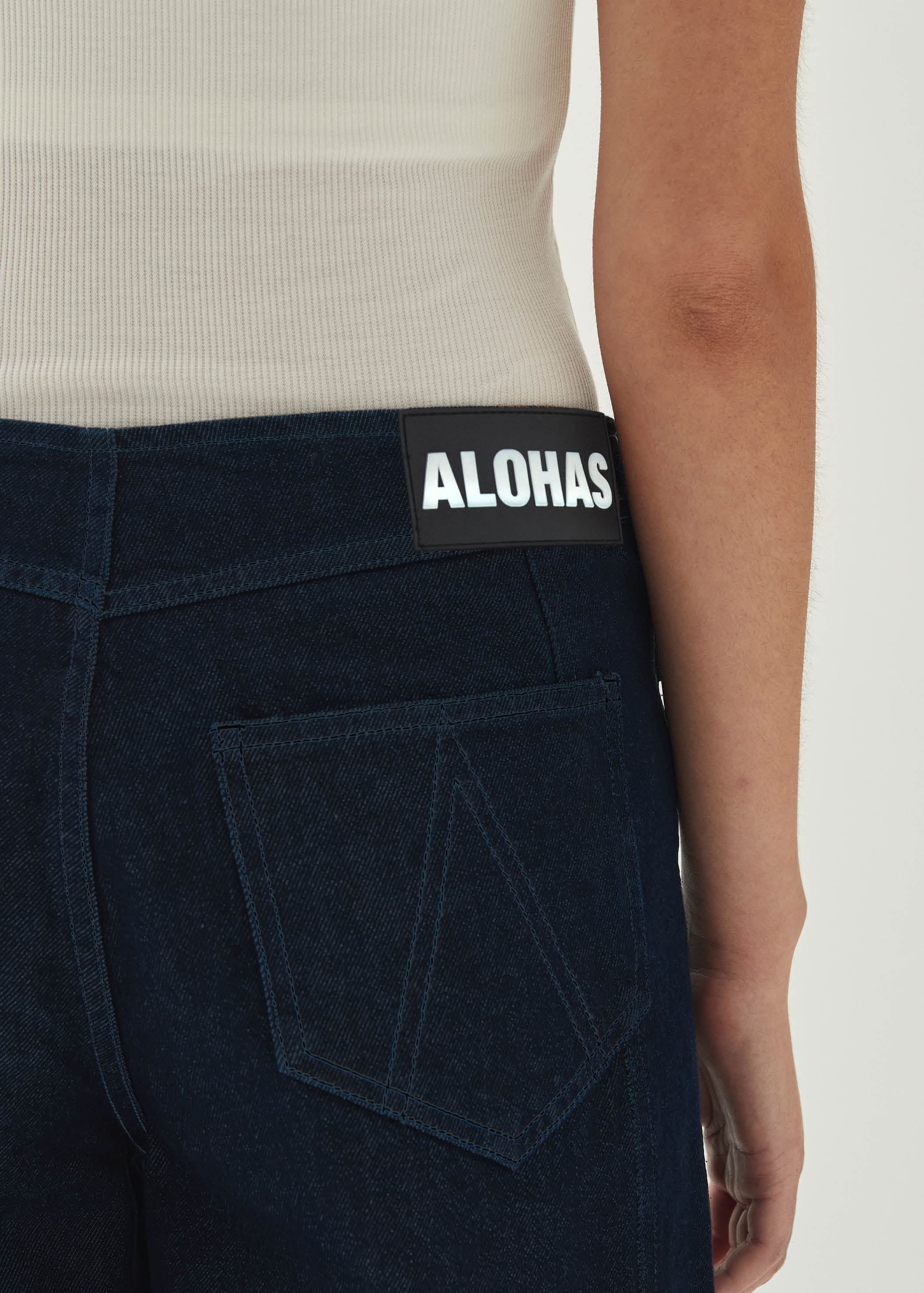 Magda Indigo Denim Trousers - Image 6
