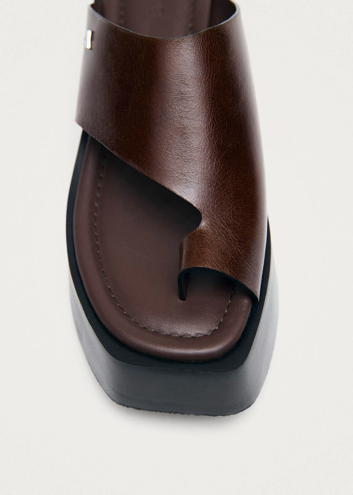 Nova Rift Brown Leather Sandals - Image 6