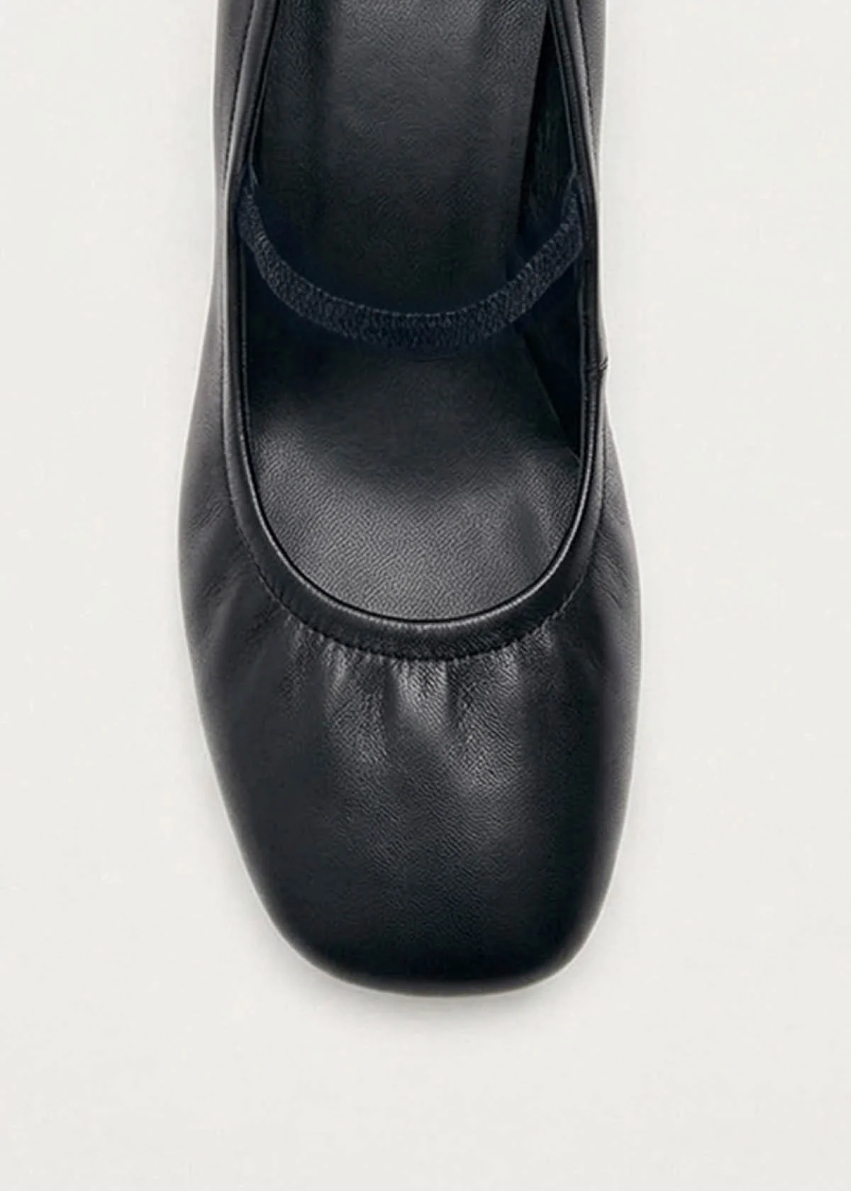 Rhiane Black Leather Pumps - Image 6