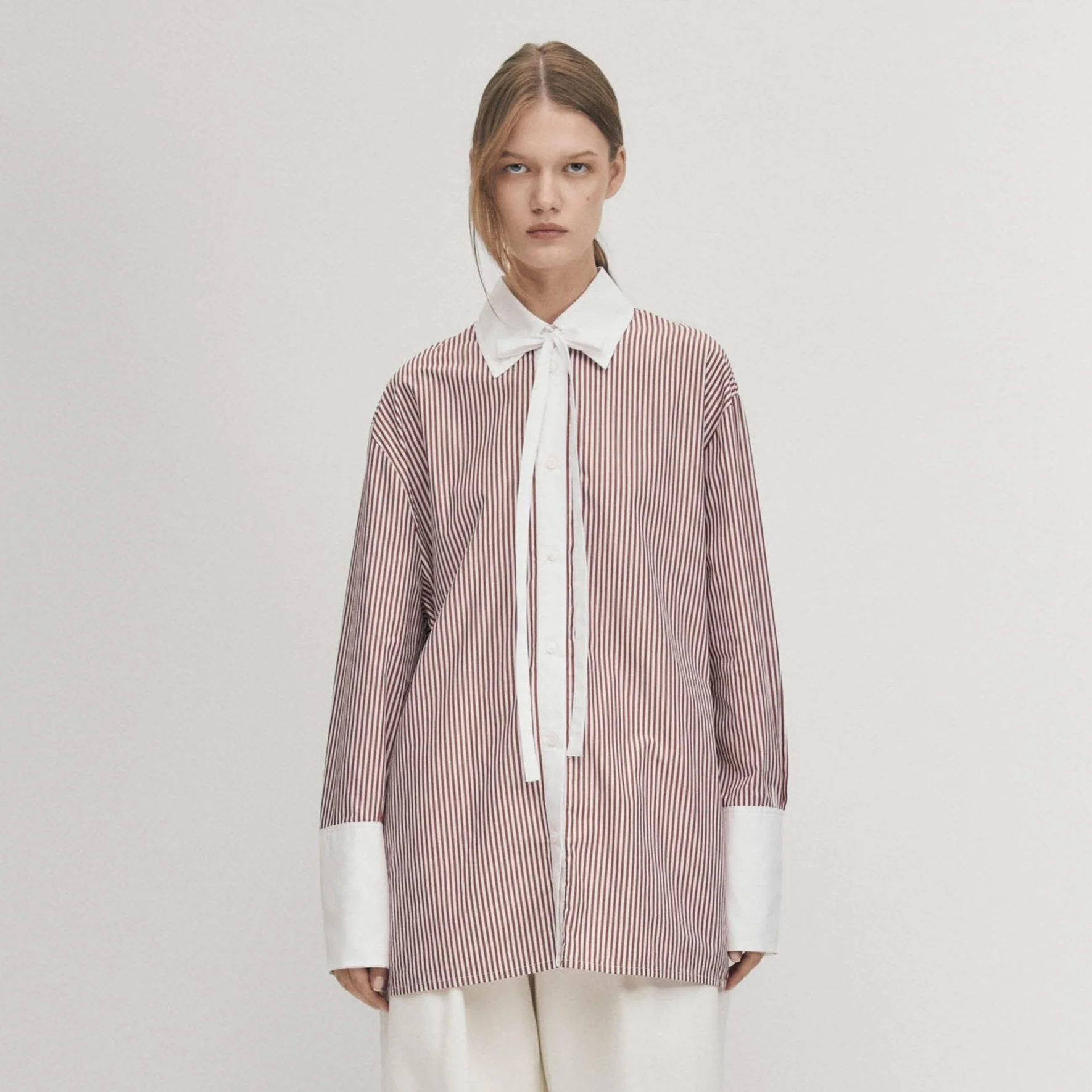 Sempe Red Stripes Shirt - Image 3