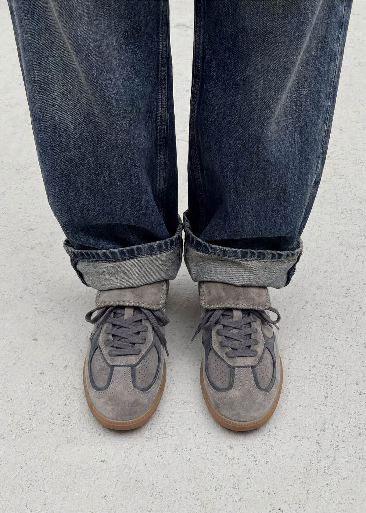 Tb.490 Club Suede Dark Grey Leather Sneakers - Image 2