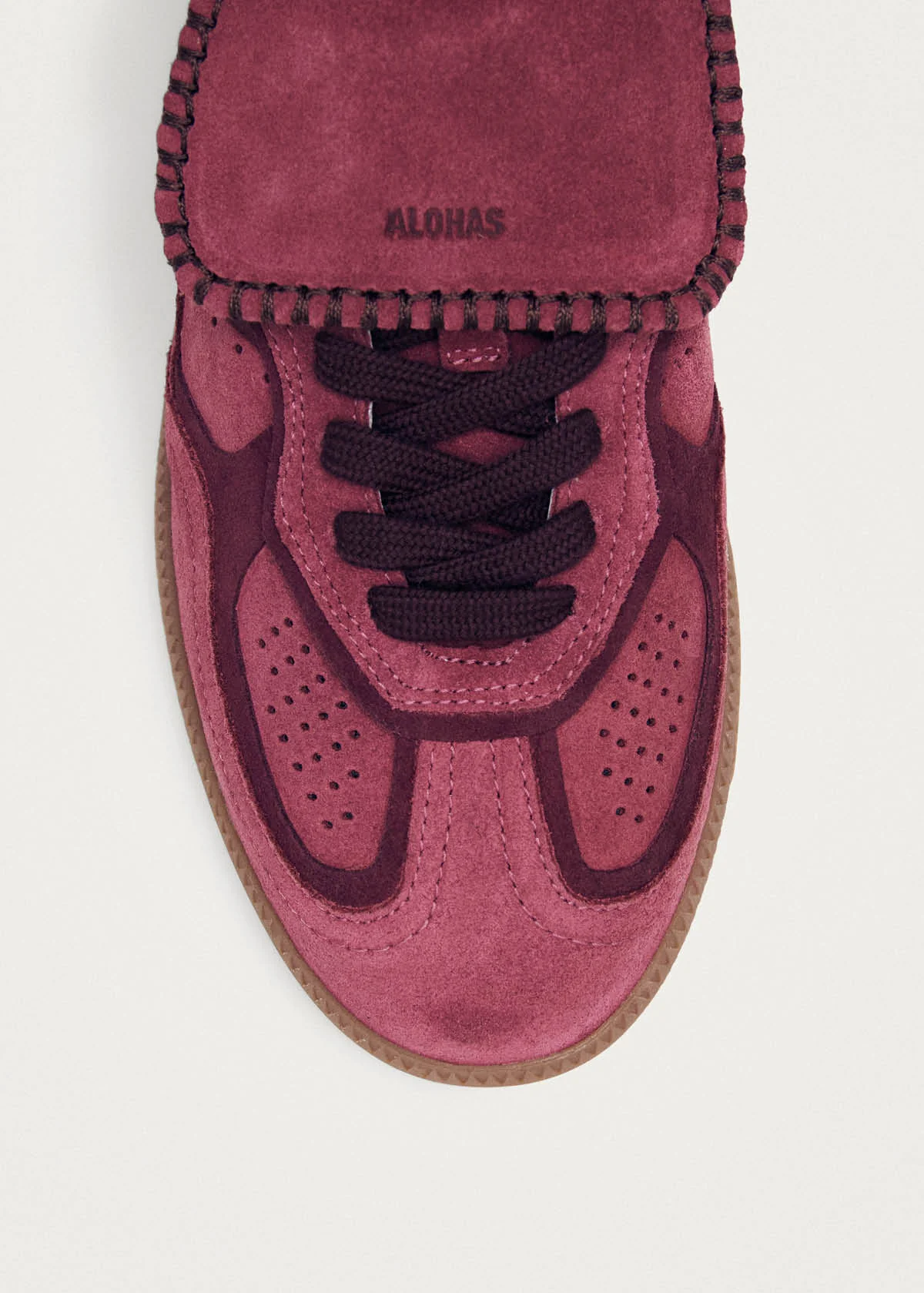Tb.490 Club Suede Raspberry Leather Sneakers - Image 6
