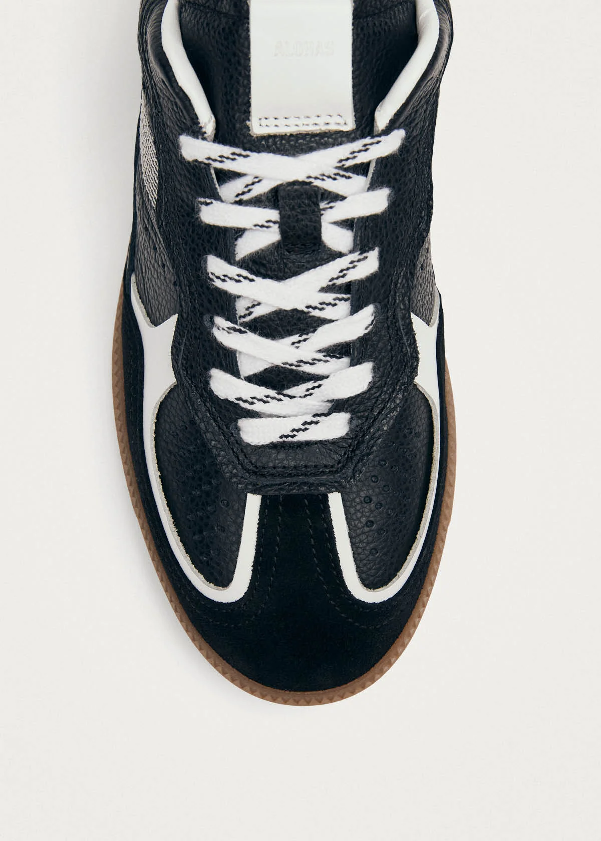 Tb.490 Rife Grain Black & White Leather Sneakers - Image 6