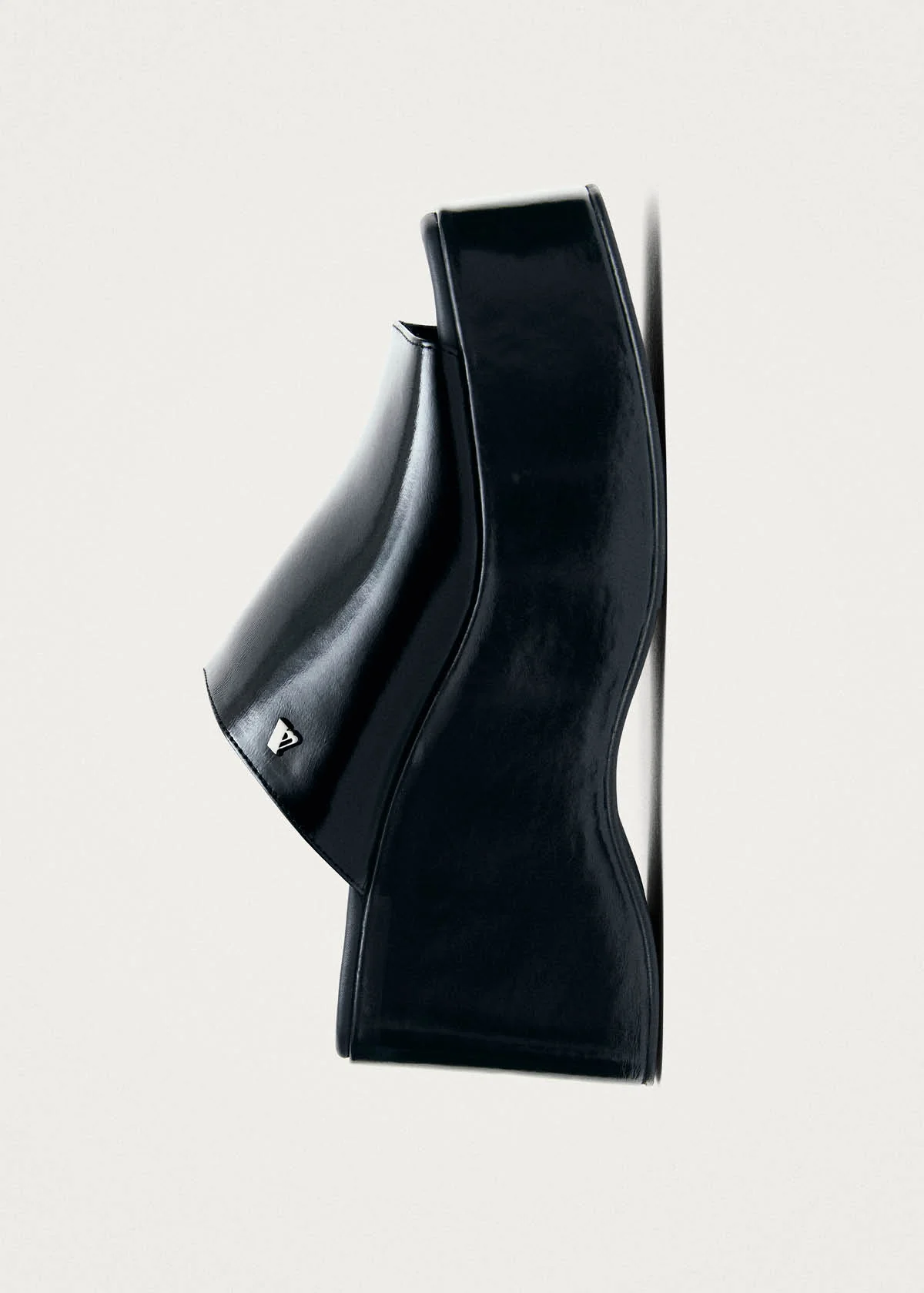 Vale Patent Black Leather Sandals - Image 4