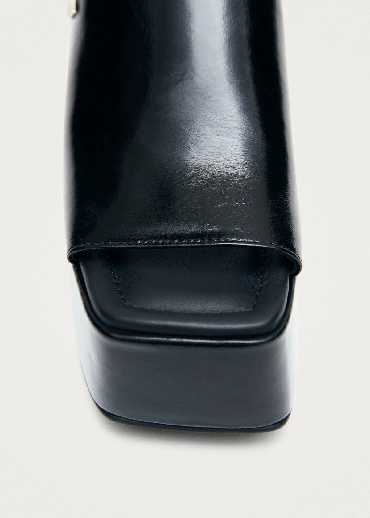 Vale Patent Black Leather Sandals - Image 6