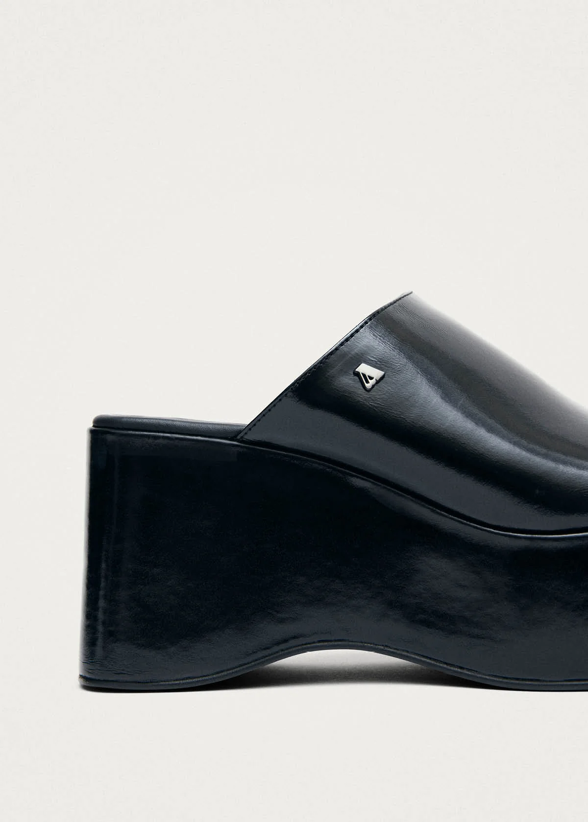 Vale Patent Black Leather Sandals - Image 7